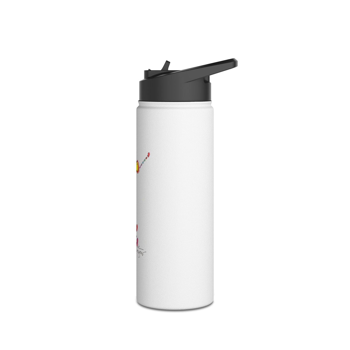 Stainless Steel Water Bottle, Standard Lid - The Heart Compass