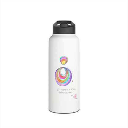 Stainless Steel Water Bottle, Standard Lid - If there is a Will