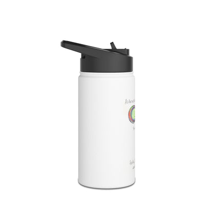 Stainless Steel Water Bottle, Standard Lid - As the World Changes