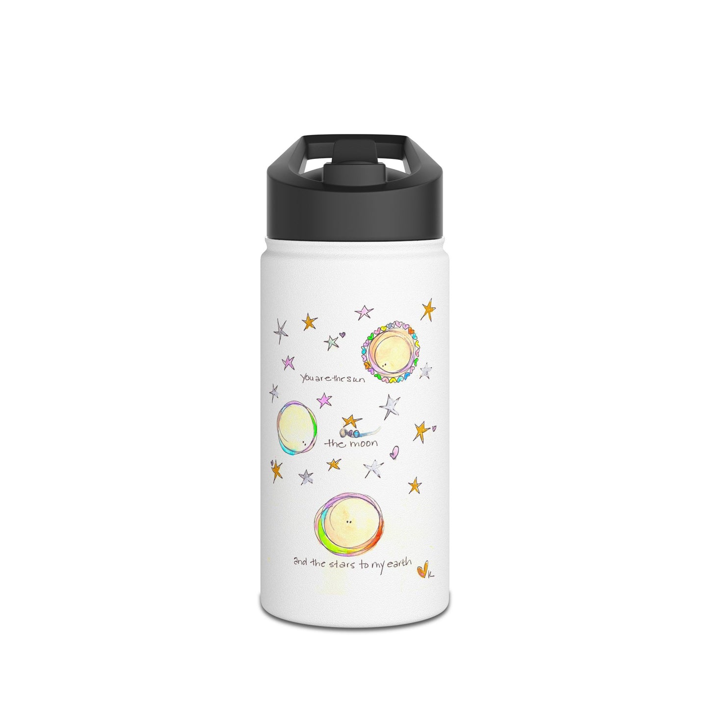 Stainless Steel Water Bottle, Standard Lid - You to My Earth