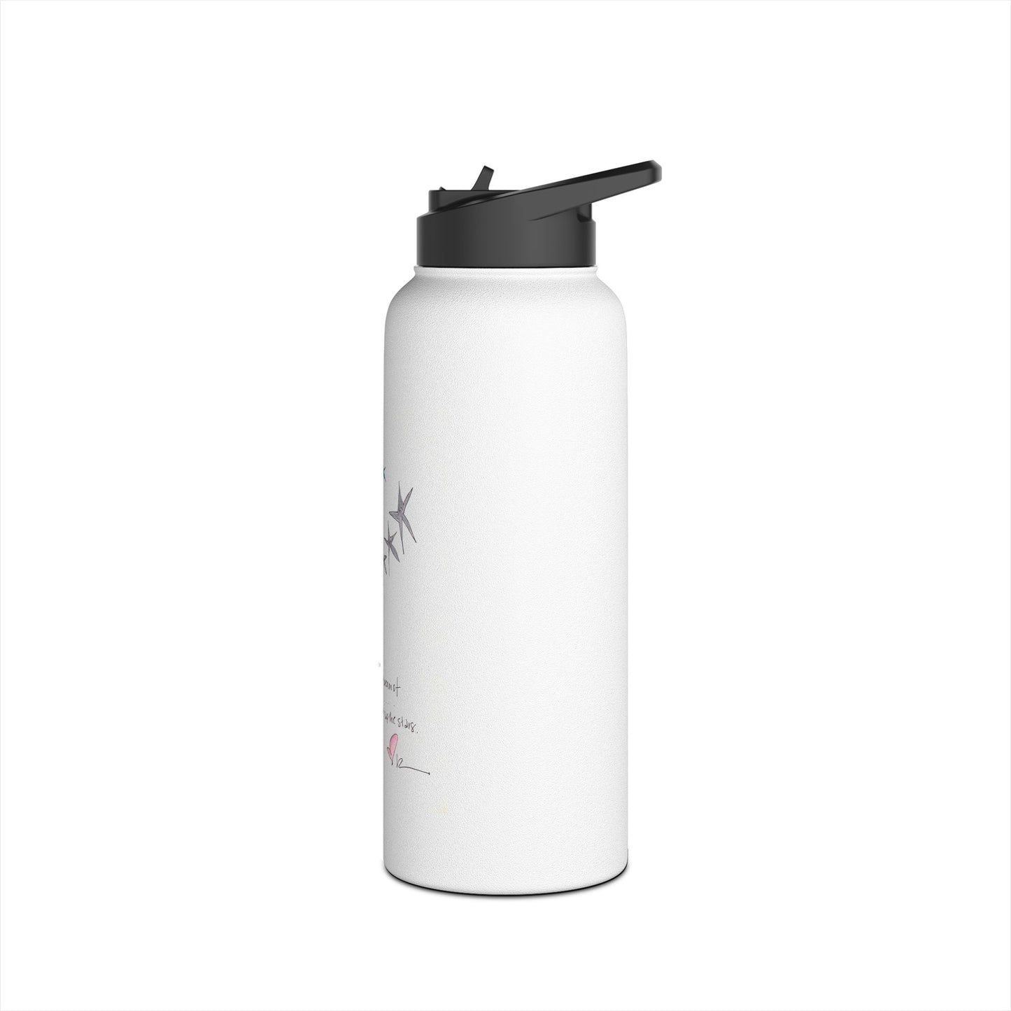 Stainless Steel Water Bottle, Standard Lid - Waking up the Stars