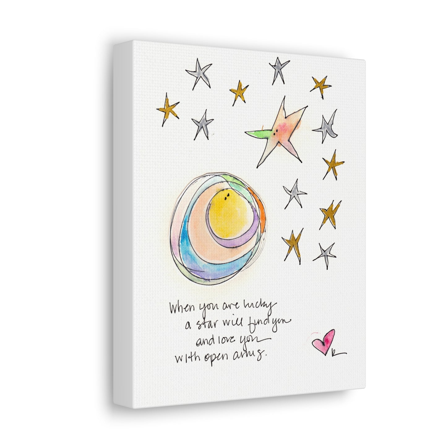 Canvas Gallery Wrap 1.25" - Star with Open Arms