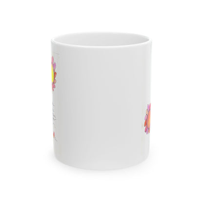 Ceramic Mug, (11oz, 15oz) - Lay Back