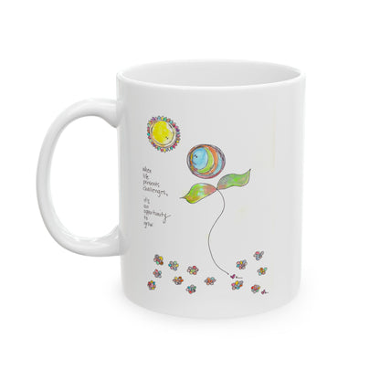 Ceramic Mug, (11oz, 15oz) - Opportunity to Grow