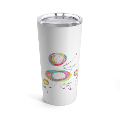 Tumbler 20oz - The World needs a Hula Hoop Girl