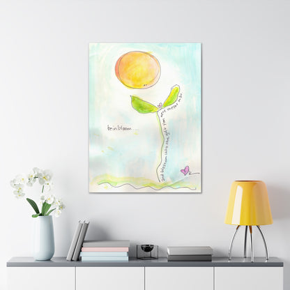 Canvas Gallery Wrap 1.25" - Be in Bloom