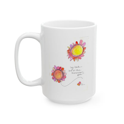 Ceramic Mug, (11oz, 15oz) - Lay Back