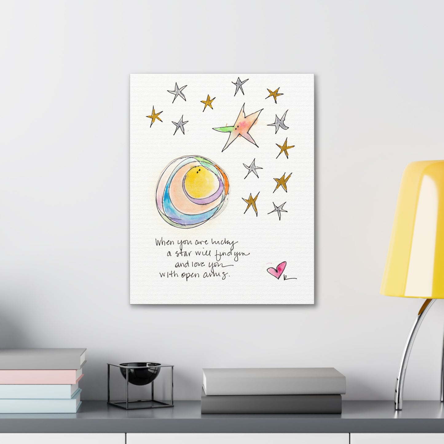 Canvas Gallery Wrap 1.25" - Star with Open Arms