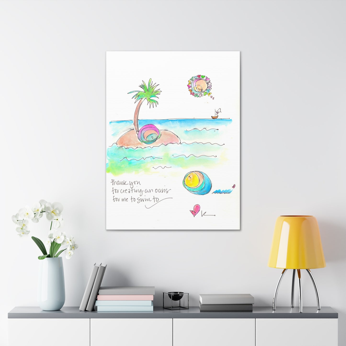 Canvas Gallery Wrap 1.25" - You are My Oasis