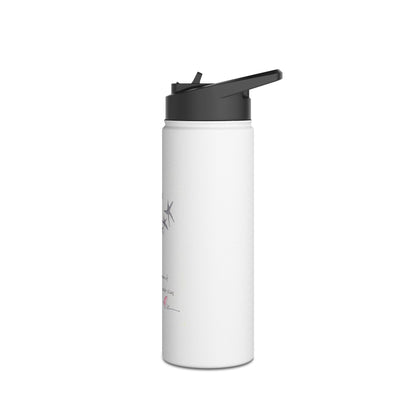 Stainless Steel Water Bottle, Standard Lid - Waking up the Stars