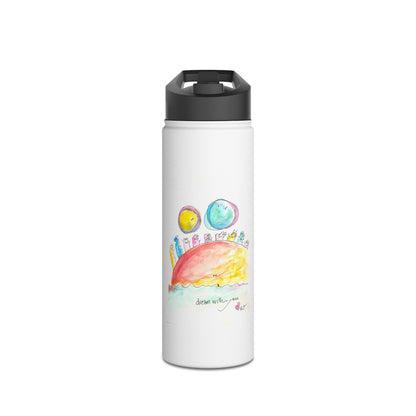 Stainless Steel Water Bottle, Standard Lid - Dream with Me