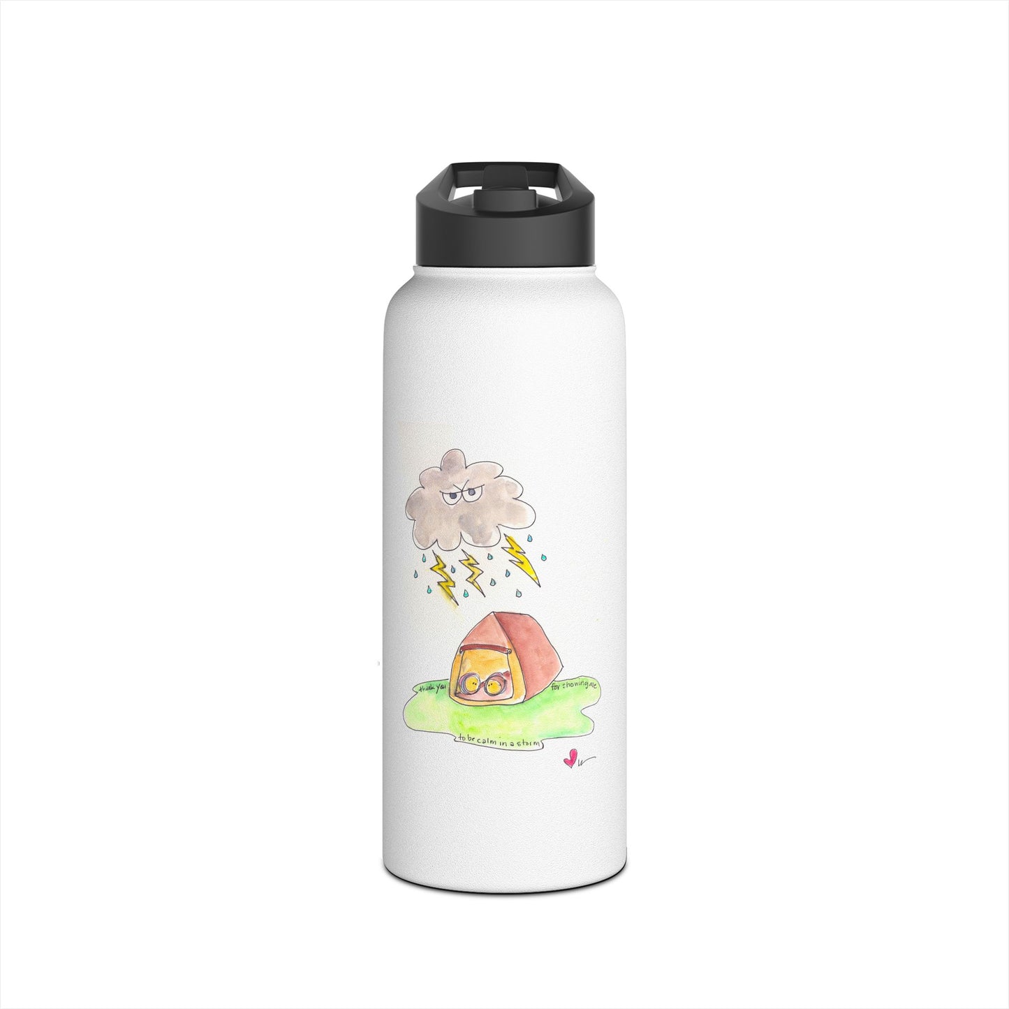 Stainless Steel Water Bottle, Standard Lid - My Calm in a Storm