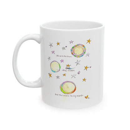 Ceramic Mug, (11oz, 15oz) - You to My Earth