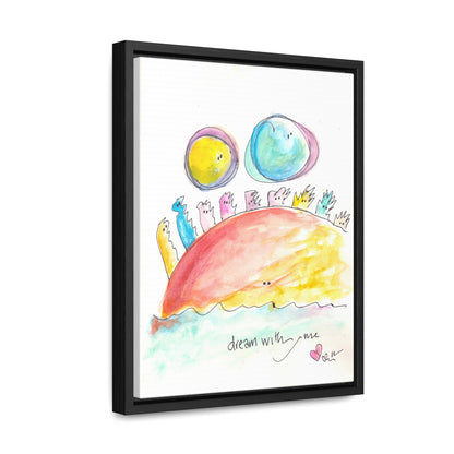 Gallery Canvas with Black Frame - Dream with Me