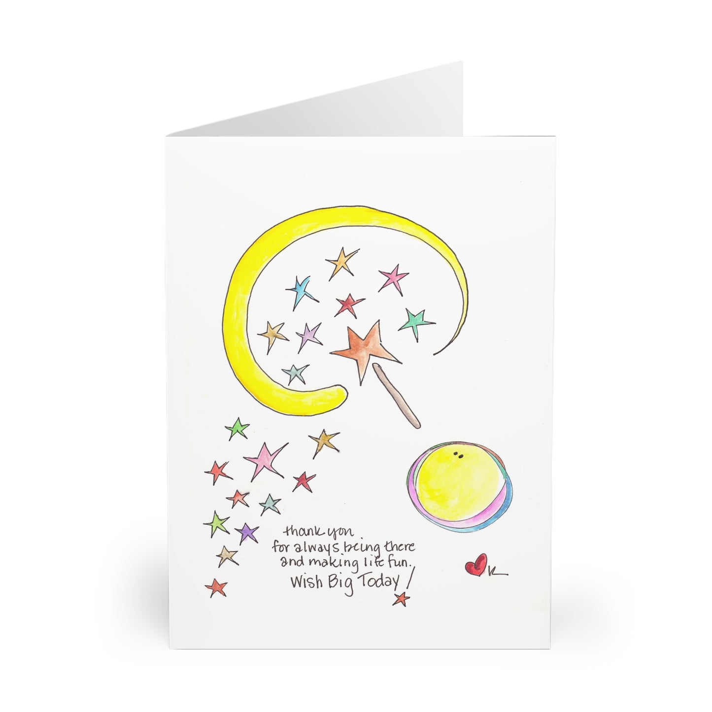 Greeting Cards (5 Pack Single Image) - Wish Big Today