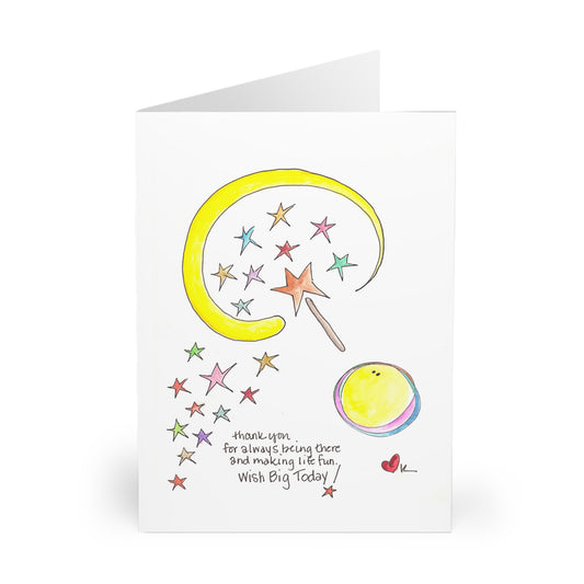 Greeting Cards (5 Pack Single Image) - Wish Big Today