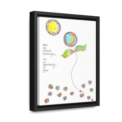 Gallery Canvas with Black Frame - Opportunity to Grow