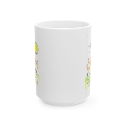 Ceramic Mug, (11oz, 15oz) - Don't Jump Ahead