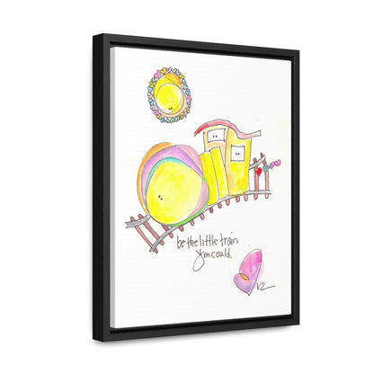 Gallery Canvas with Black Frame - Little Train you Could Be