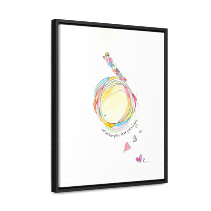 Gallery Canvas with Black Frame - A New Paradigm