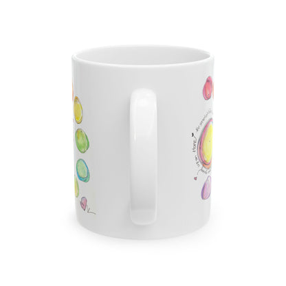 Ceramic Mug, (11oz, 15oz) - The Secret to Life