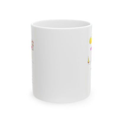 Ceramic Mug, (11oz, 15oz) - Rome wasn't Built in a Day