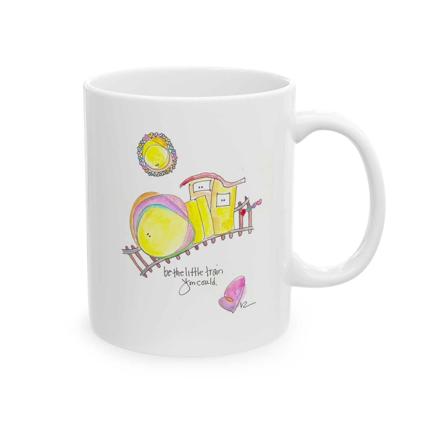 Ceramic Mug, (11oz, 15oz) - Little Train you Could Be