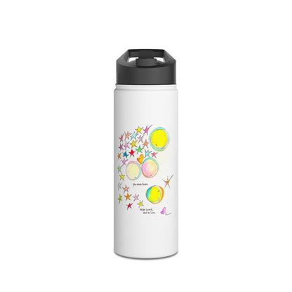 Stainless Steel Water Bottle, Standard Lid - You were Born to be Loved