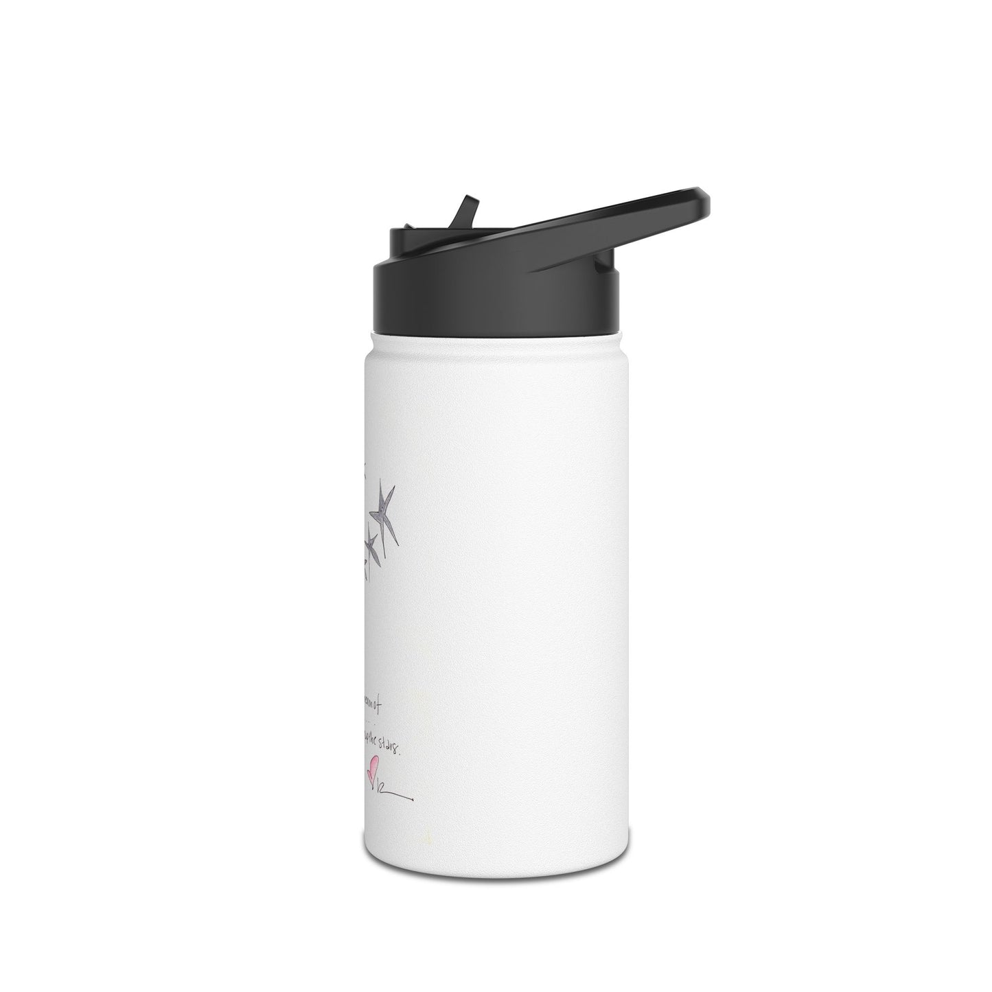 Stainless Steel Water Bottle, Standard Lid - Waking up the Stars