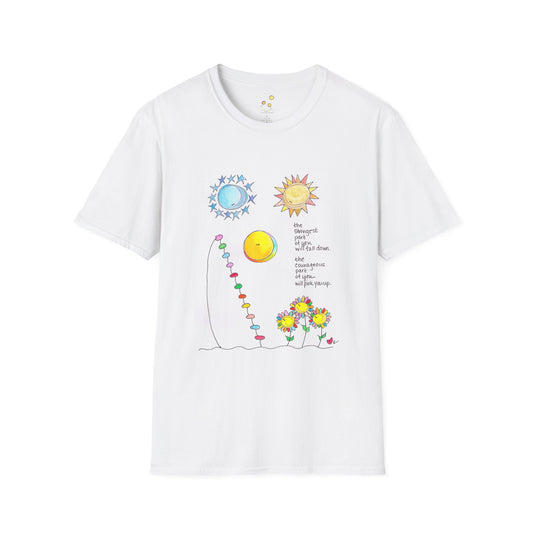 AFSP National Unisex Softstyle T-Shirt - Courageous Part of You
