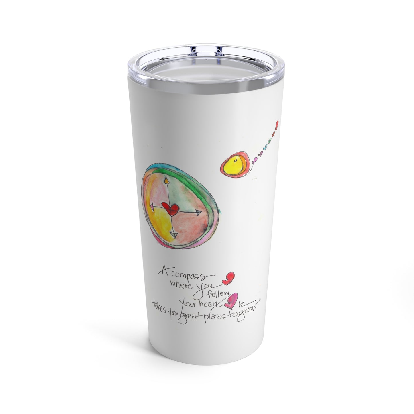 Tumbler 20oz - The Heart Compass