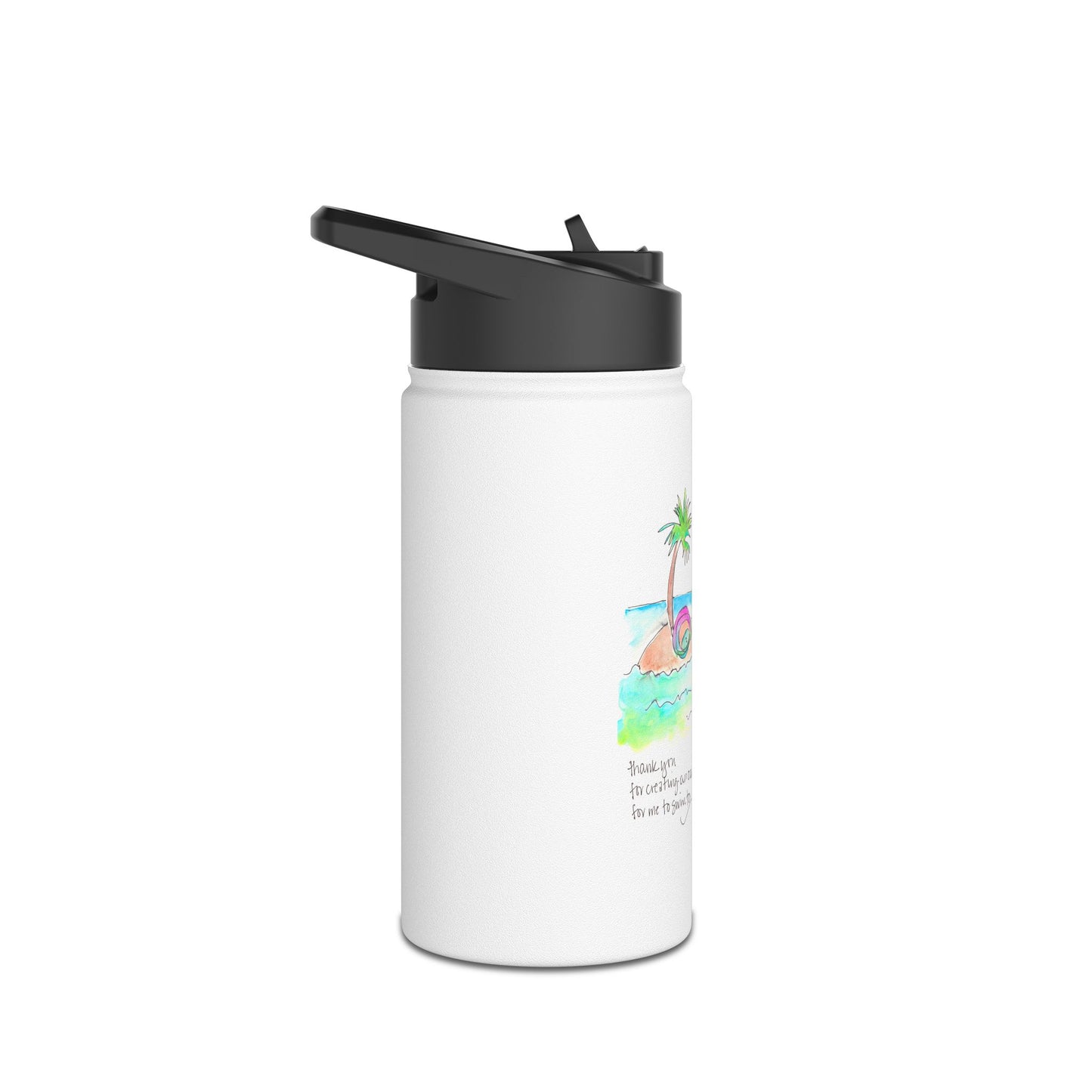 Stainless Steel Water Bottle, Standard Lid - You are My Oasis