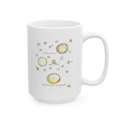 Ceramic Mug, (11oz, 15oz) - You to My Earth