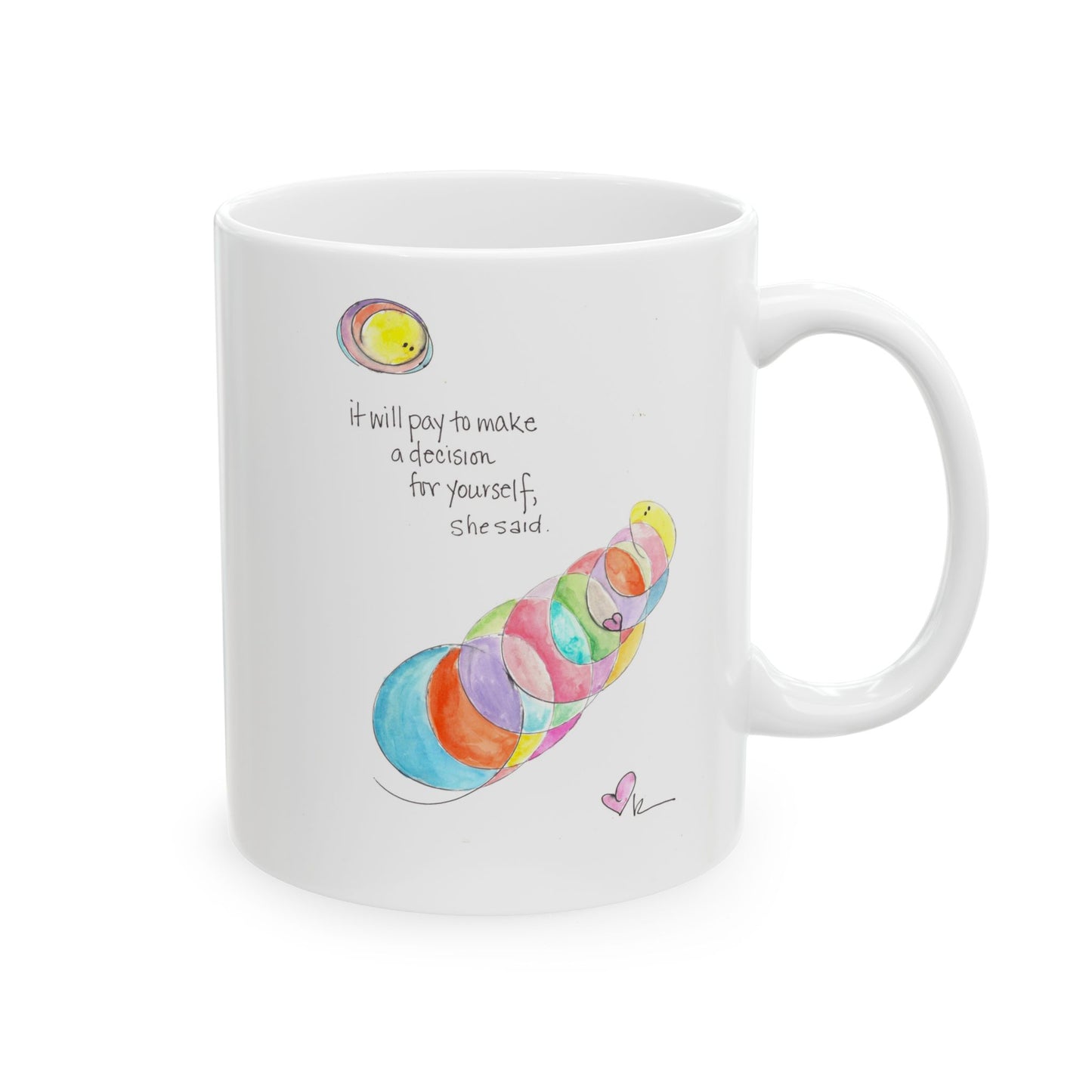 Ceramic Mug, (11oz, 15oz) - A Decision for Yourself