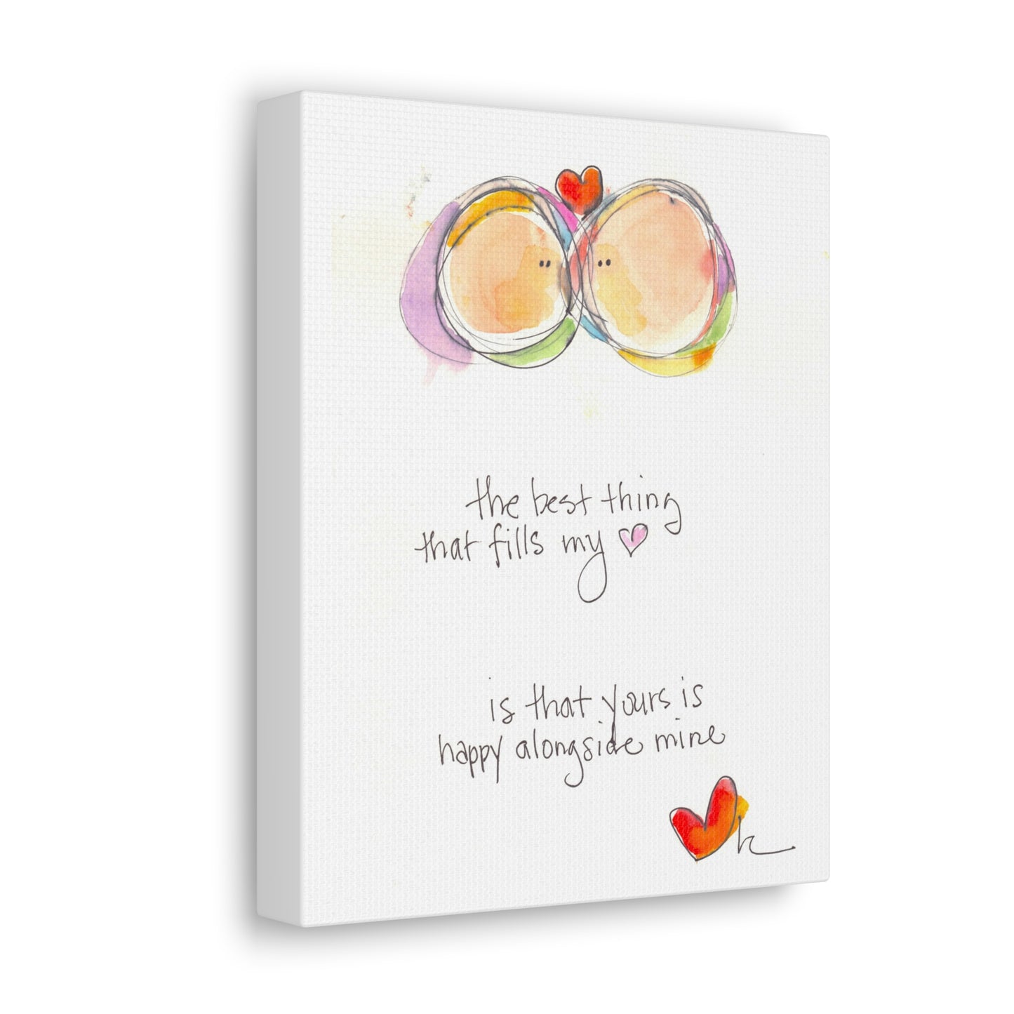 Canvas Gallery Wrap 1.25" - Your Heart Alongside Mine