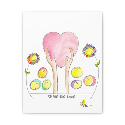 Canvas Gallery Wrap, 1.25" - Share the Love