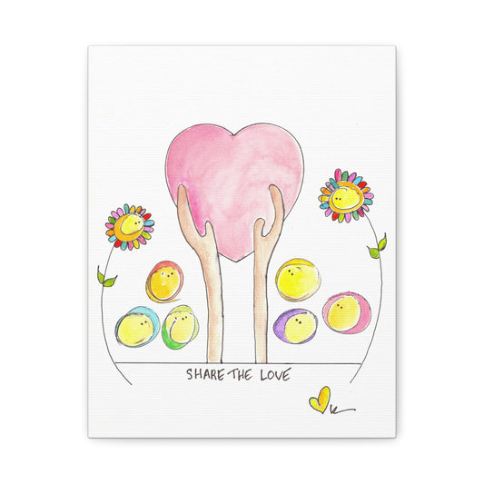 Canvas Gallery Wrap, 1.25" - Share the Love
