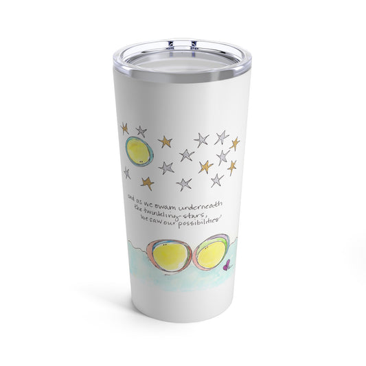 Tumbler 20oz - Swim with the Stars