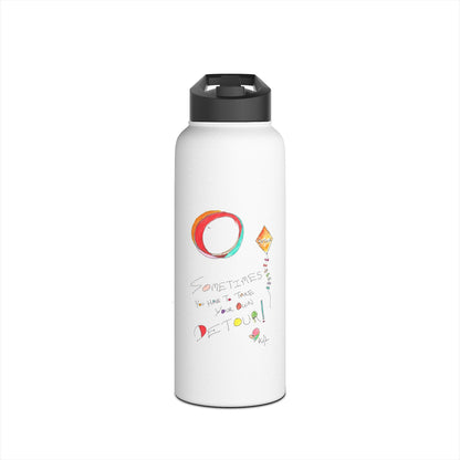 Stainless Steel Water Bottle, Standard Lid - Take your Own Detour