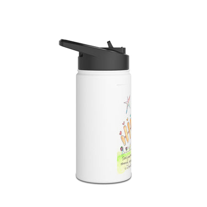 Stainless Steel Water Bottle, Standard Lid - Don't Jump Ahead