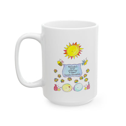 AFSP National Ceramic Mug, (11oz, 15oz) - Rainbows follow Storms