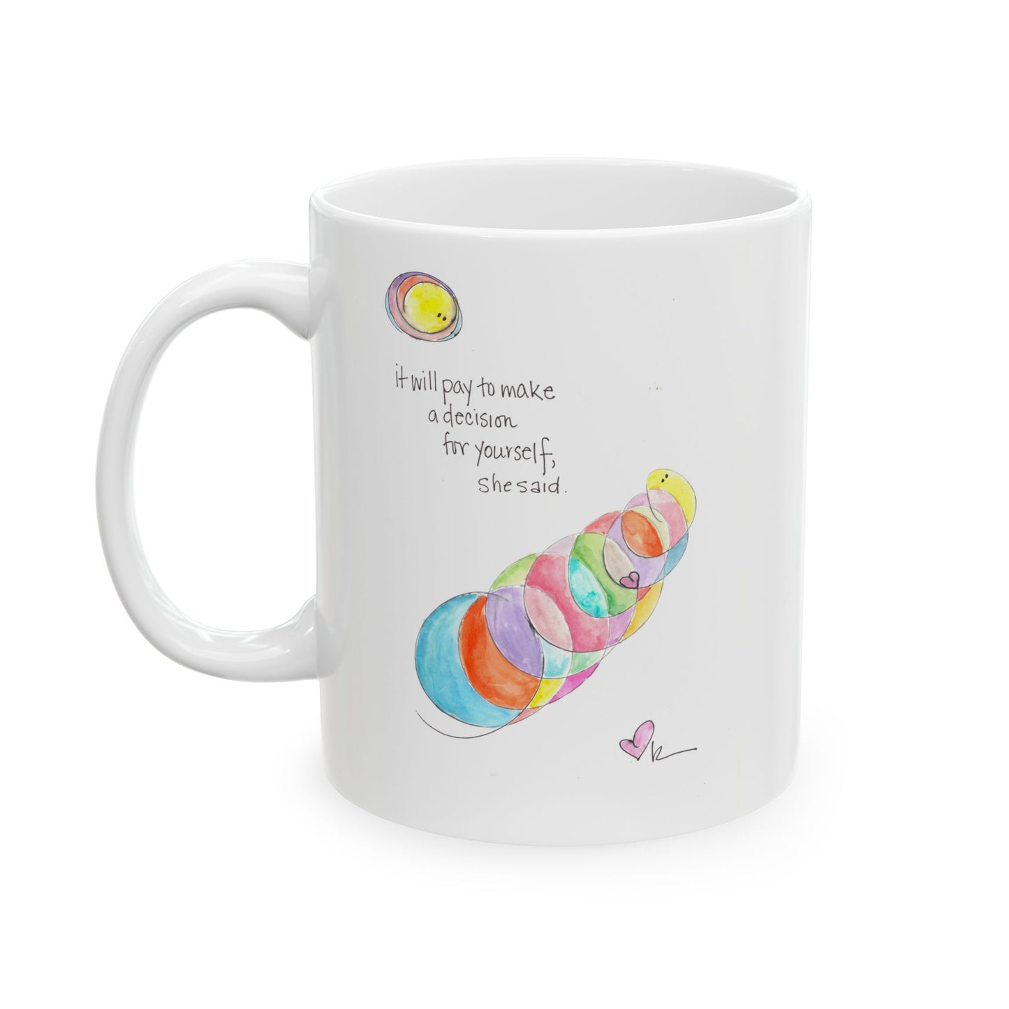 Ceramic Mug, (11oz, 15oz) - A Decision for Yourself