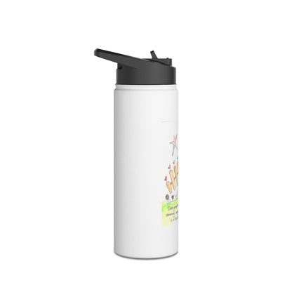 Stainless Steel Water Bottle, Standard Lid - Don't Jump Ahead