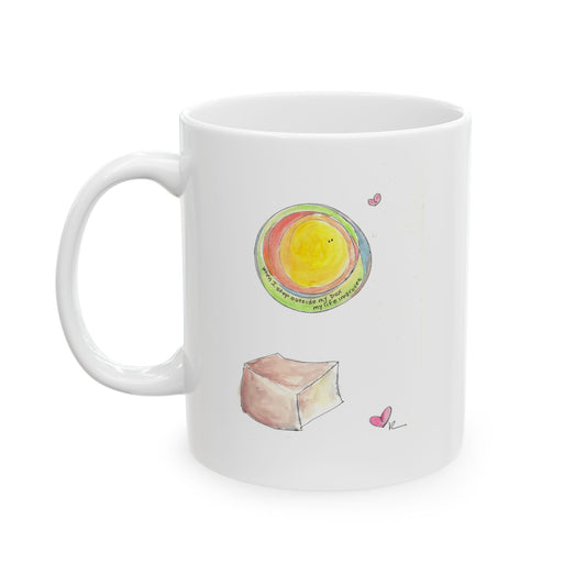 Ceramic Mug, (11oz, 15oz) - Outside my Box