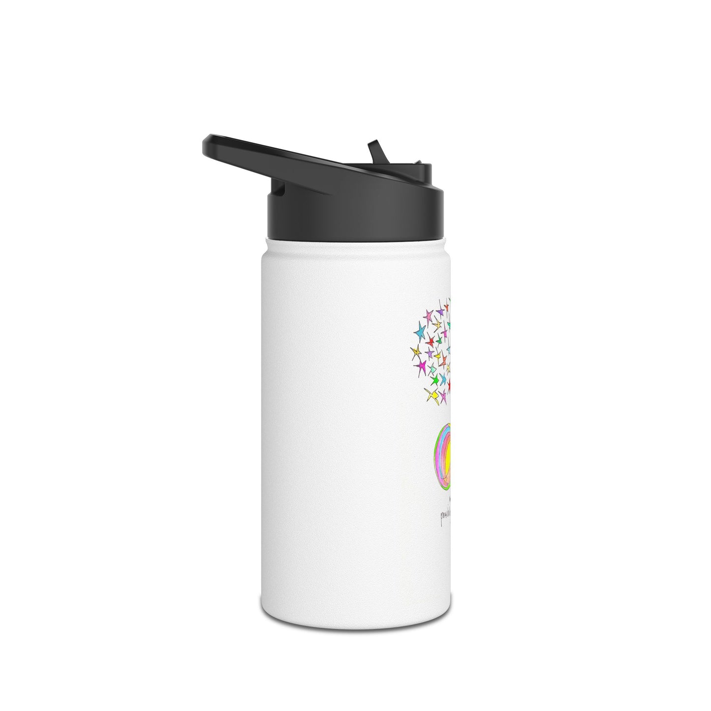 Stainless Steel Water Bottle, Standard Lid - Waking up the Stars