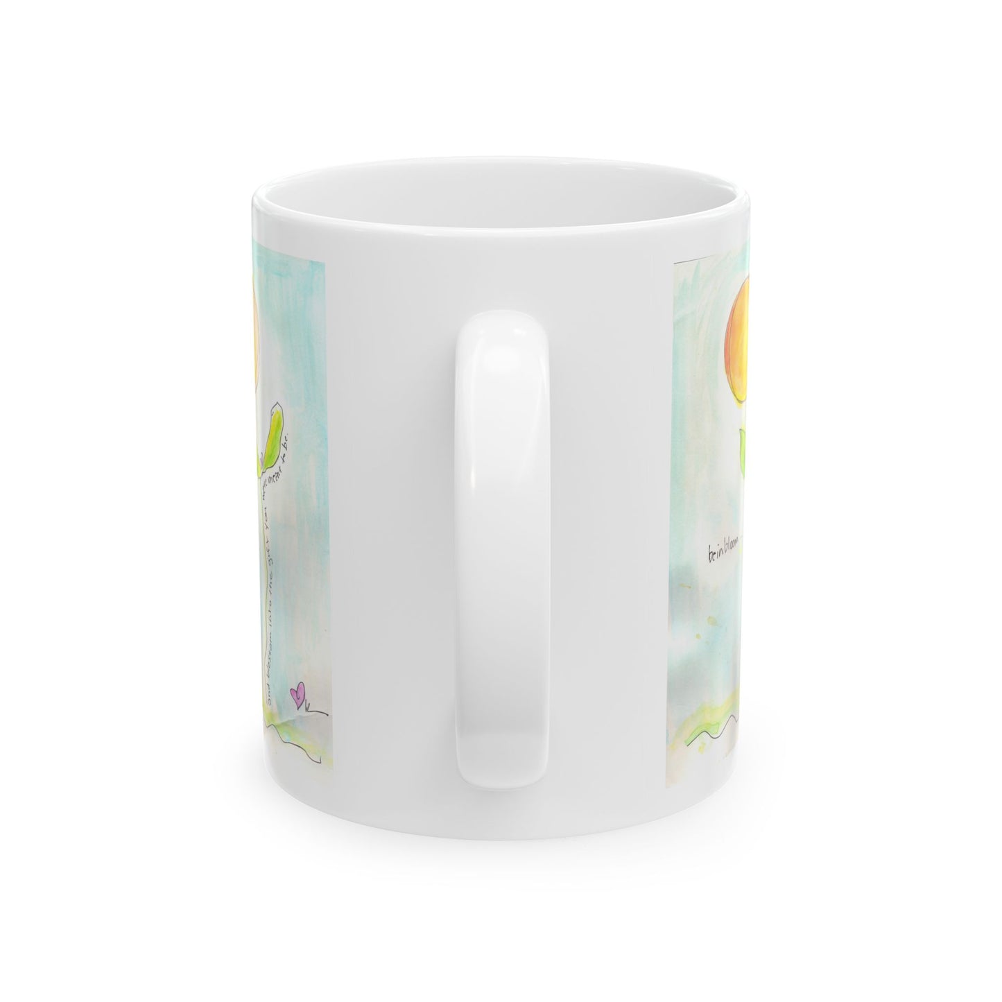 Ceramic Mug, (11oz, 15oz) - Be in Bloom