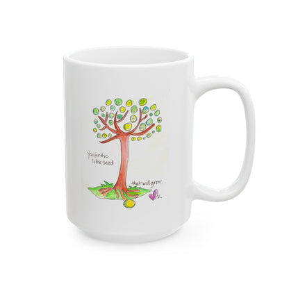 Ceramic Mug, (11oz, 15oz) - The Little Seed that Grew