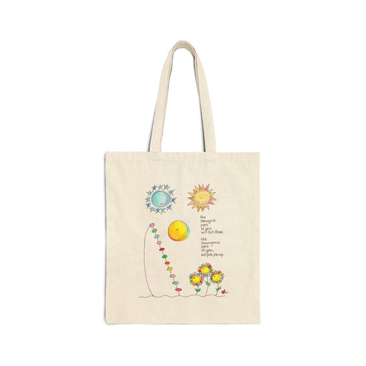 AFSP Indiana Cotton Canvas Tote Bag - Courageous Part of You