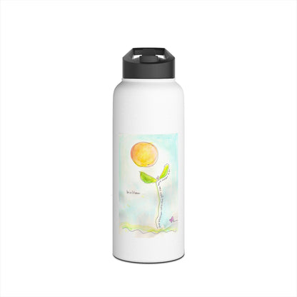 Stainless Steel Water Bottle, Standard Lid - Be in Bloom