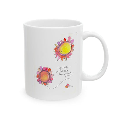 Ceramic Mug, (11oz, 15oz) - Lay Back